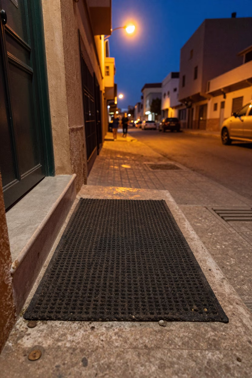 Rubber Doormat in Casablanca in in Casablanca, Morocco