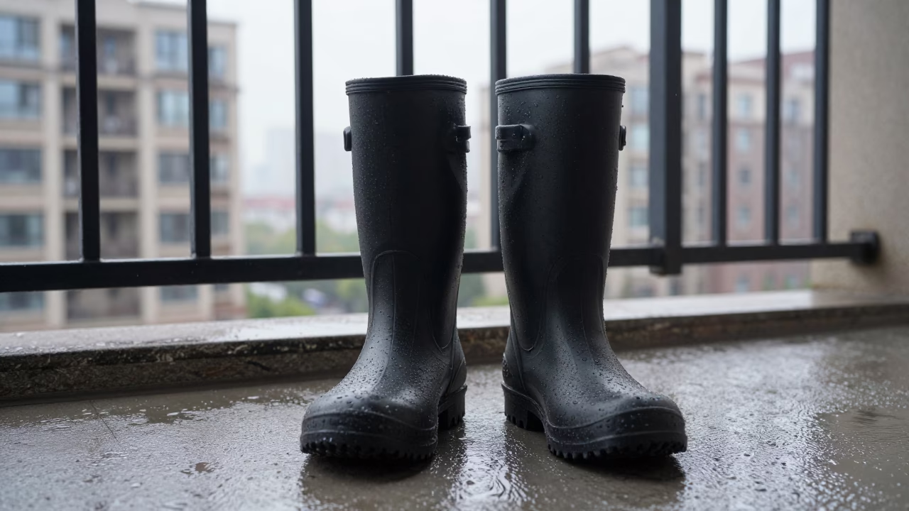 Rubber Galoshes in Shanghai in in Shanghai, China