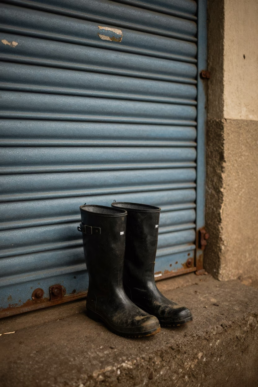 Rubber Rain Boots in Accra in in Accra, Ghana
