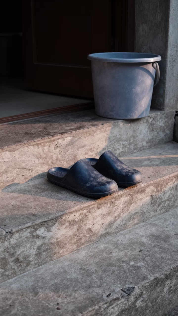 Rubber Slippers in Bangkok in in Bangkok, Thailand