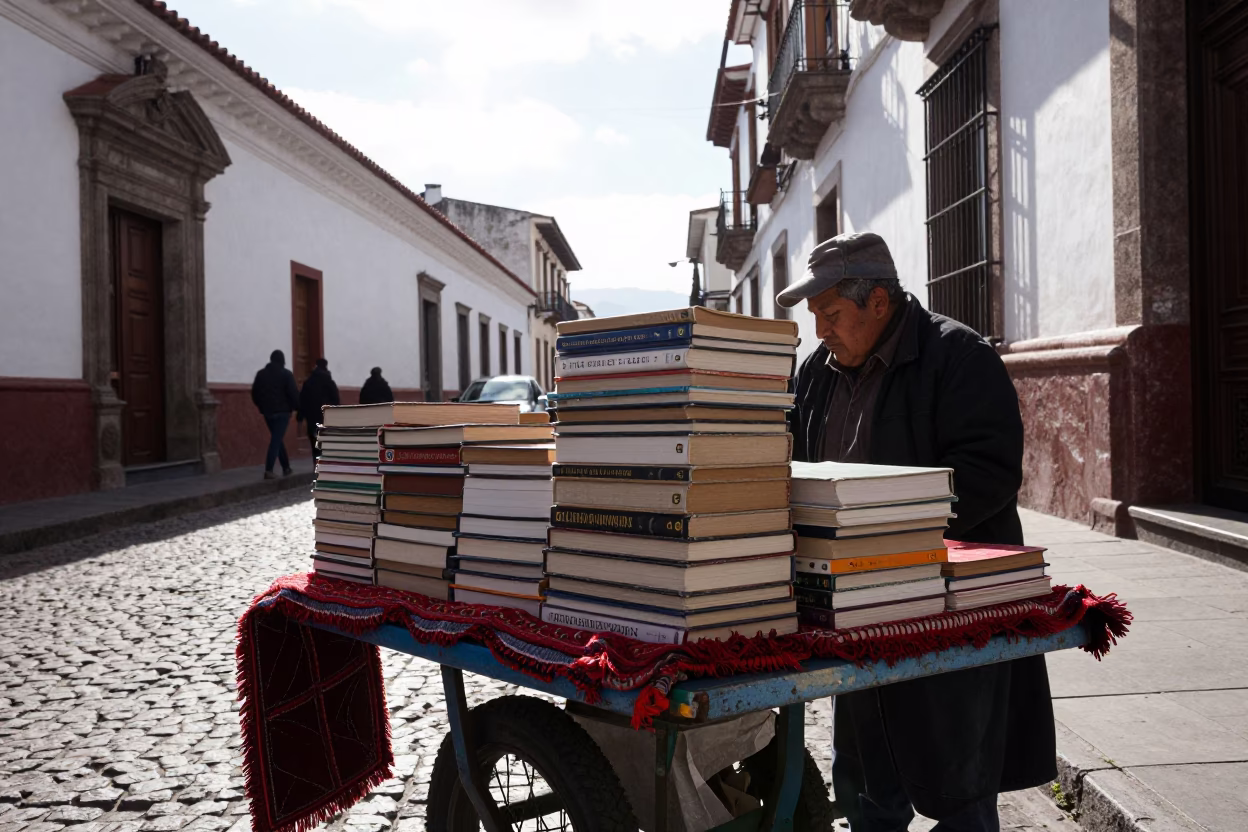 Rug at Noon Light in in Quito, Ecuador
