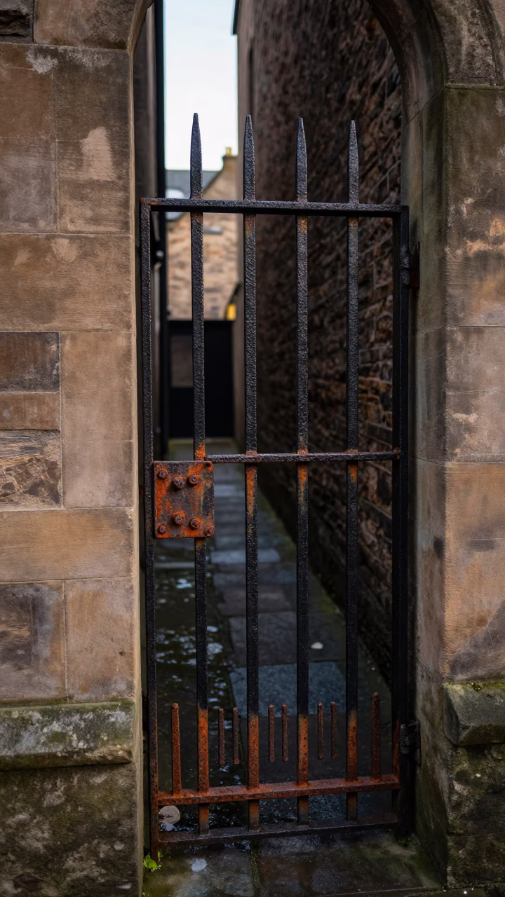 Rust Around Hinge Screws in Edinburgh in in Edinburgh, United Kingdom