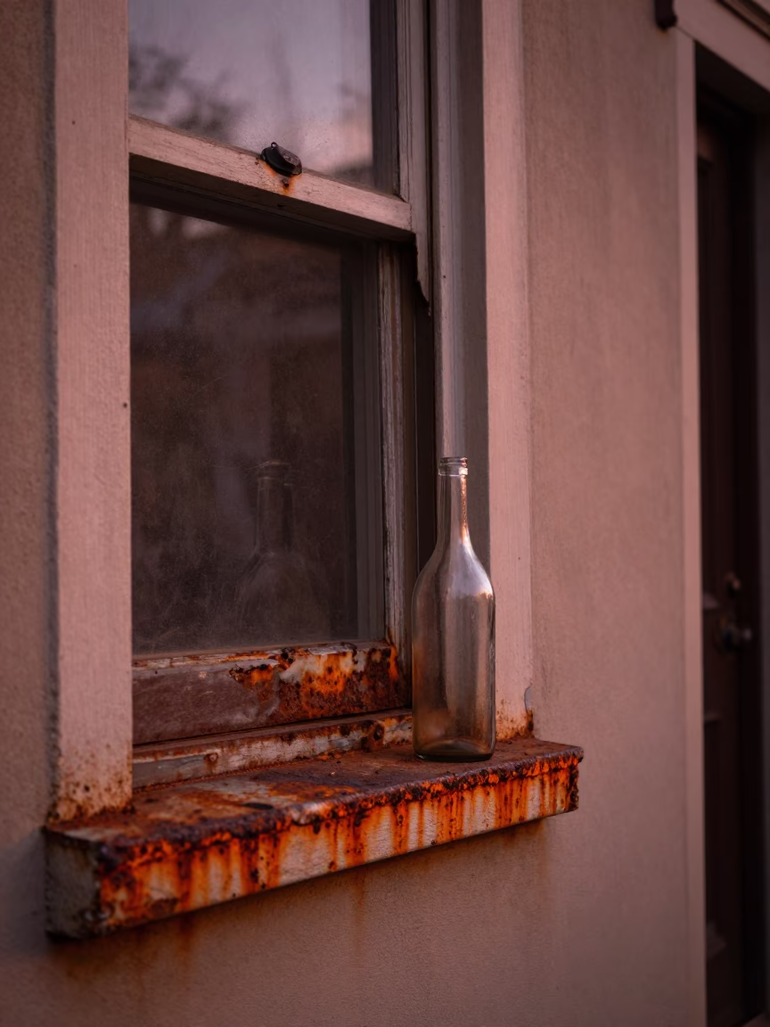Rust at Copper-toned Light Before Dusk in Philadelphia in in Philadelphia, Pennsylvania, United States