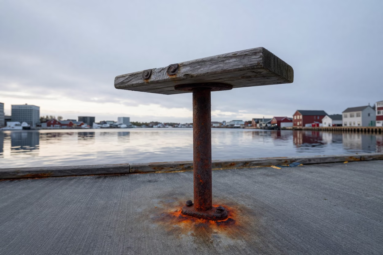 Rust in Halifax at The Early Morning Light in in Halifax, Nova Scotia, Canada