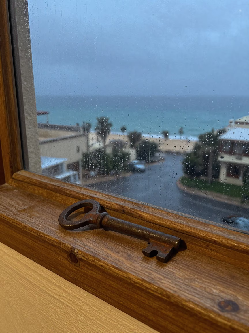 Rusted Iron Key Blank in Alexandria in in Alexandria, Egypt