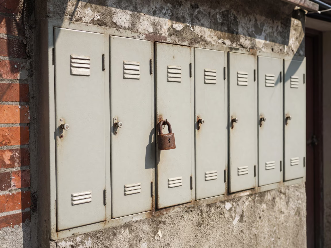 Rusted Padlock in Kaohsiung in in Kaohsiung, Taiwan