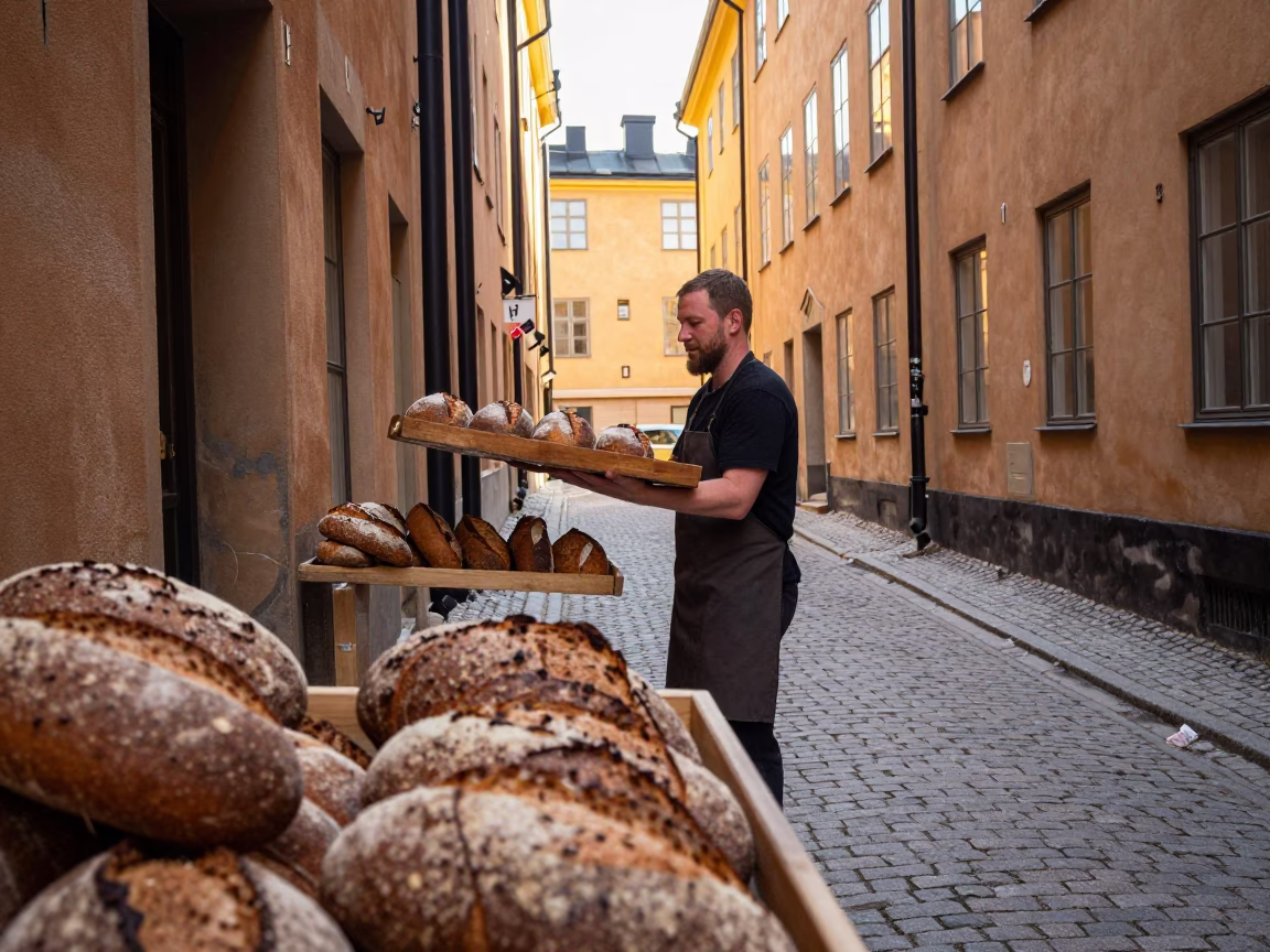 Rye Bread in Stockholm in in Stockholm, Sweden