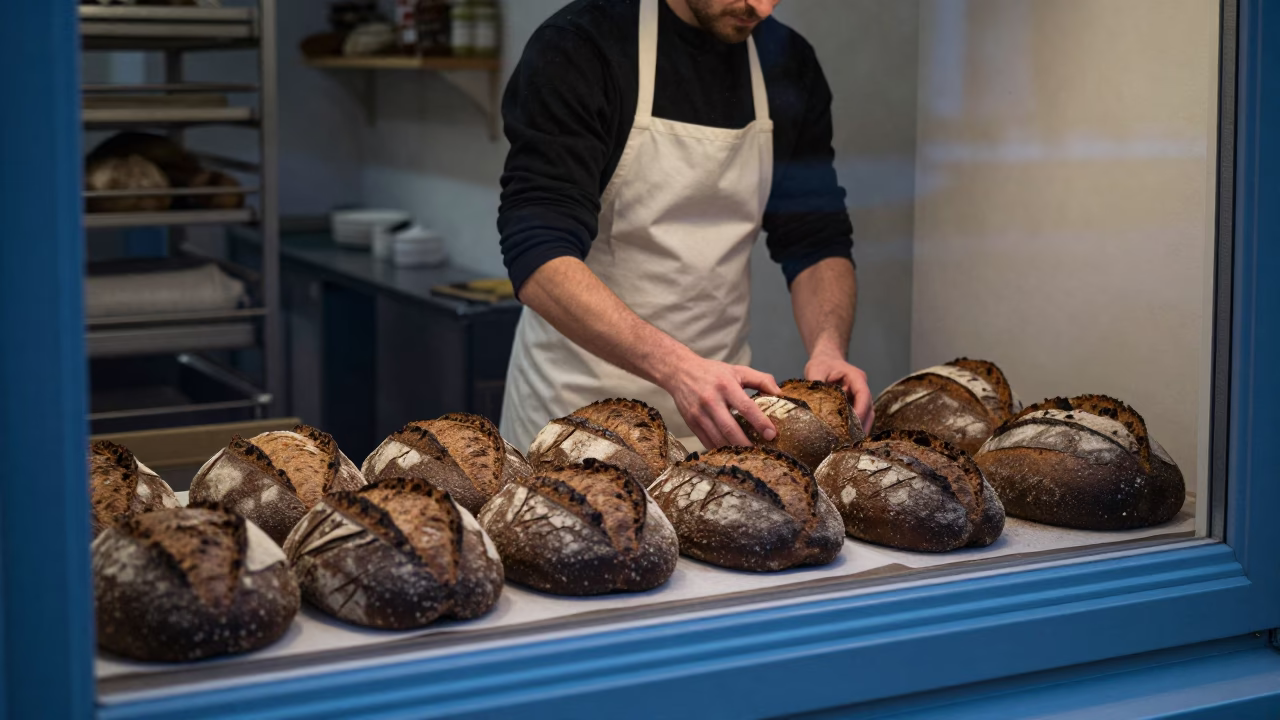 Rye Loaves in Berlin in in Berlin, Germany
