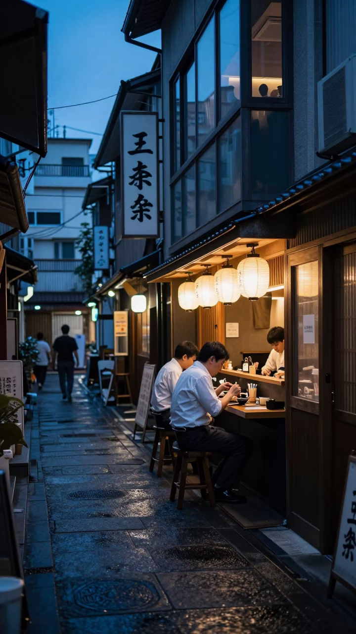 Salaryman Dining in Fukuoka in in Fukuoka, Japan