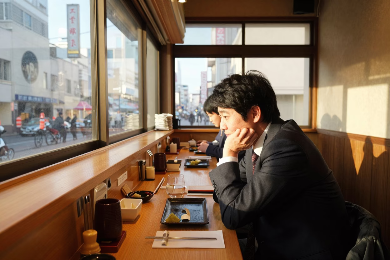 Salaryman Dining in Sapporo in in Sapporo, Japan