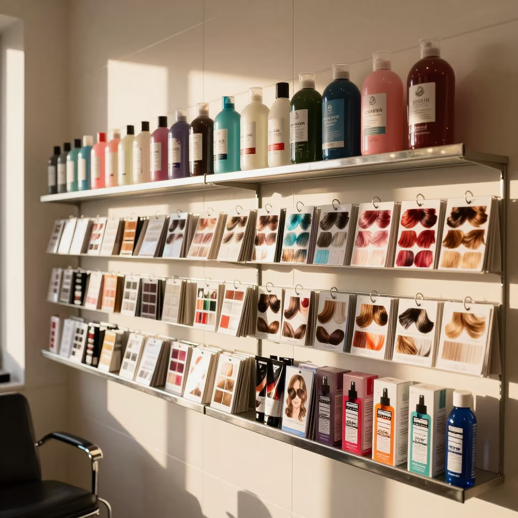 Salon Beauty Wall Developer Bleach Swatches Batman in inside a salon row in Batman