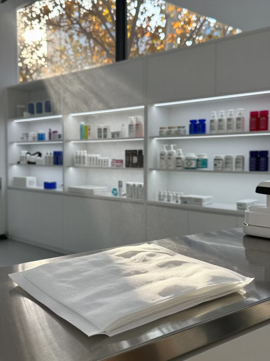 Salon Extraction Pouch Reset at Autumn Dawn in in a beauty supply area under white LEDs near Lanzhou