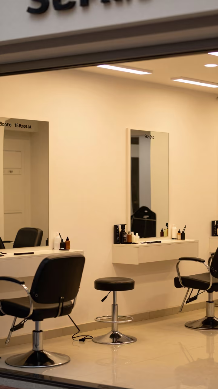 Salon Makeup Chair Sokoto Golden Hour in inside a salon row in Sokoto