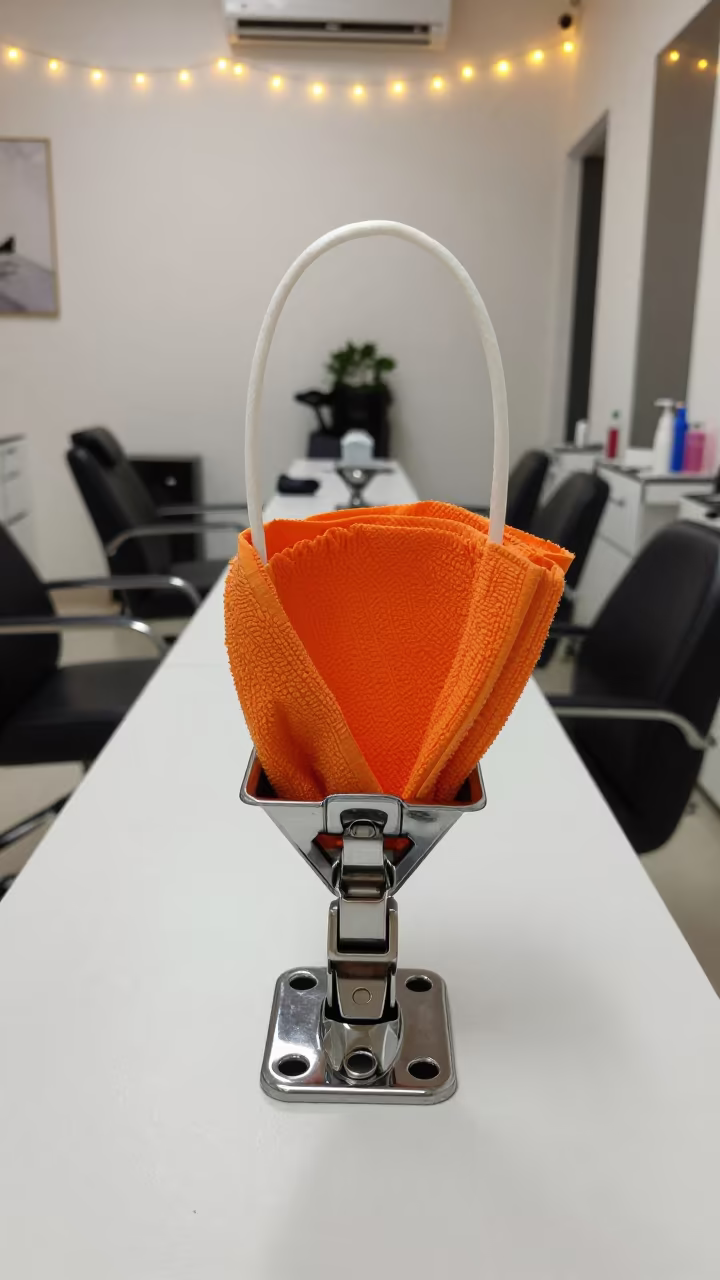 Salon Pedicure Footrest Before Dawn Light in inside a salon row in Rishon LeZion