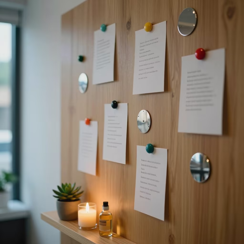 Salon Timer Magnet Wall Twilight Glow in inside a skincare treatment room near Guiyang