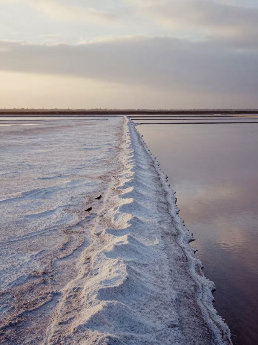 Salt Basin Dawn Haze Bahia Shoreline in along a wave-cut shoreline in Bahia