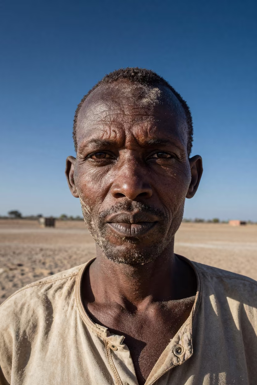 Salt Caravan Leader Sky Split Day Night Mbuji-Mayi in in Mbuji-Mayi