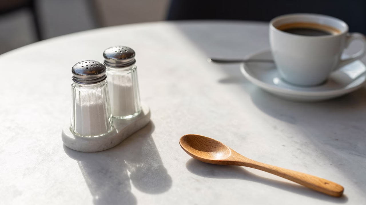 Salt Shaker just after sunrise in Athens in in Athens, Greece