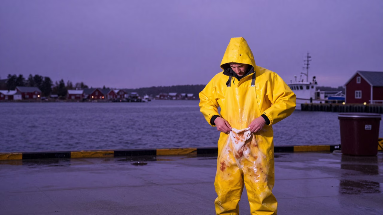 Salt-stained Apron in Halifax in in Halifax, Nova Scotia, Canada