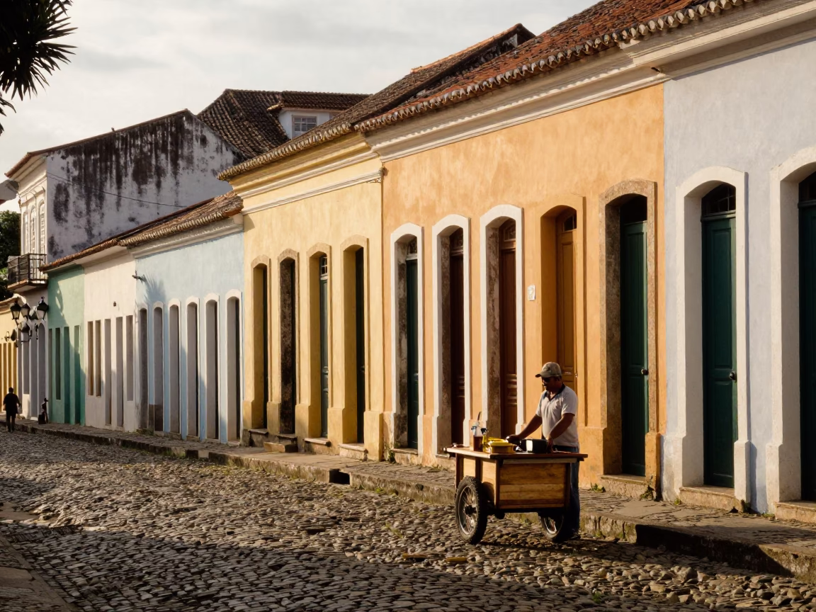 Salvador Early Afternoon at The Early Afternoon Light in in Salvador, Brazil