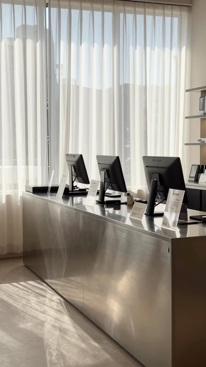 San Antonio Retail Safe at Dawn Light in inside a retail floor display area in San Antonio