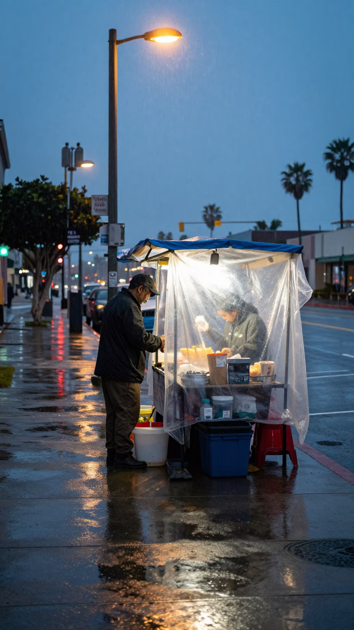 San Diego Vendor Stall in in San Diego, California, United States