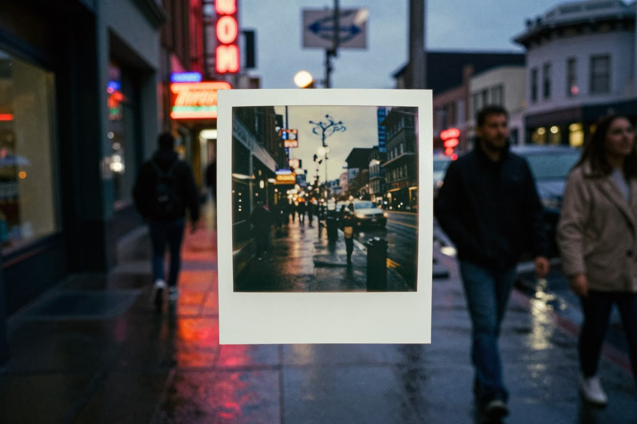 San Francisco After Dark Mixed City Light Candid Street Moment in in San Francisco, California, United States