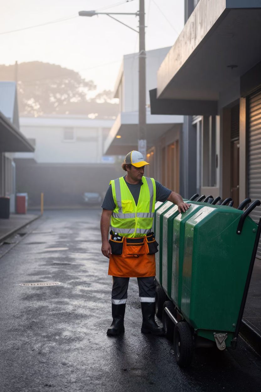 Sanitation Worker in Sydney in in Sydney, New South Wales, Australia