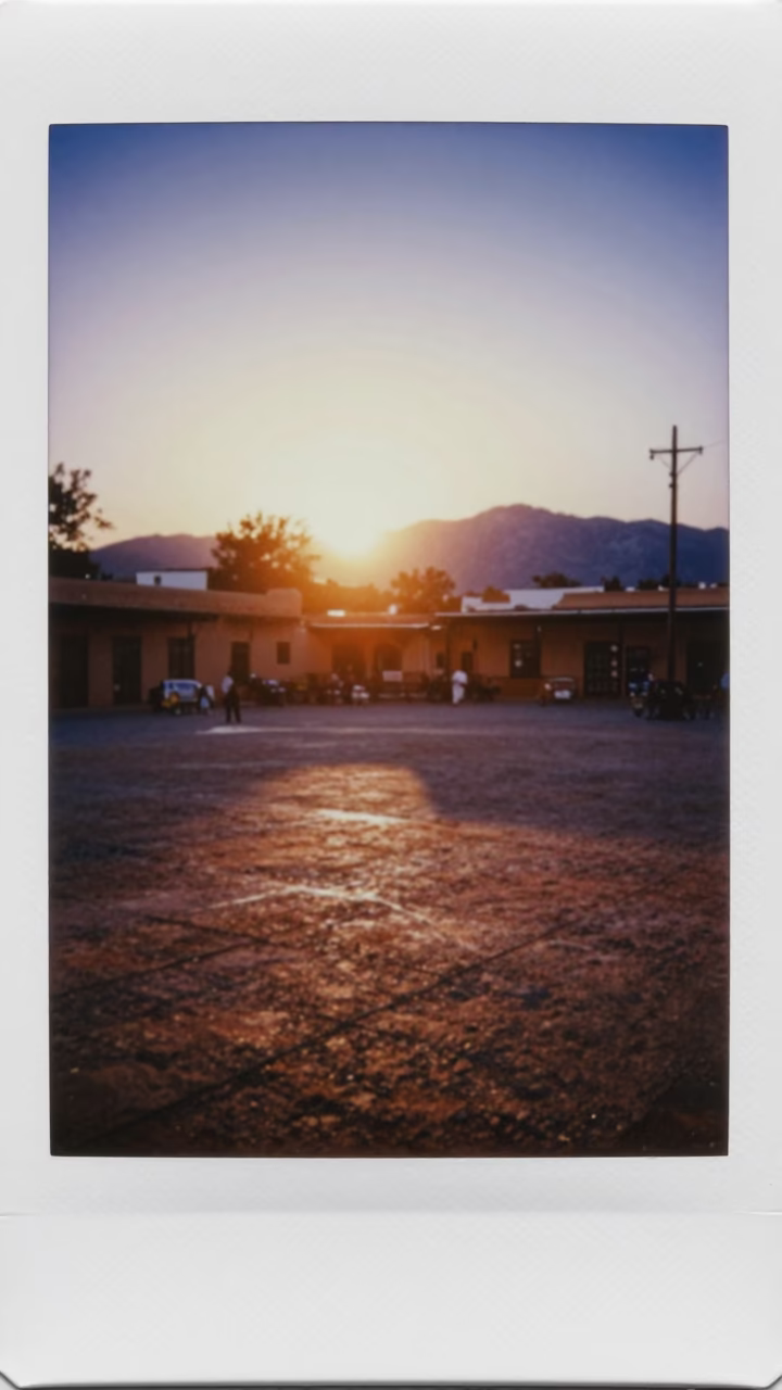 Santa Fe Traditional Food at As The Sun Drops Toward The Horizon in in Santa Fe, New Mexico, United States