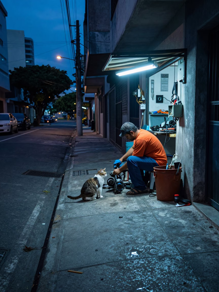 São Paulo Mechanic Working in in São Paulo, Brazil