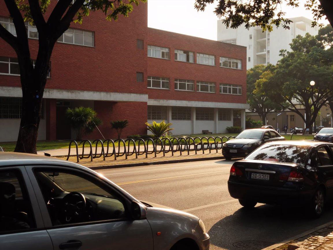 São Paulo Morning Light at The Early Morning Light in in São Paulo, Brazil
