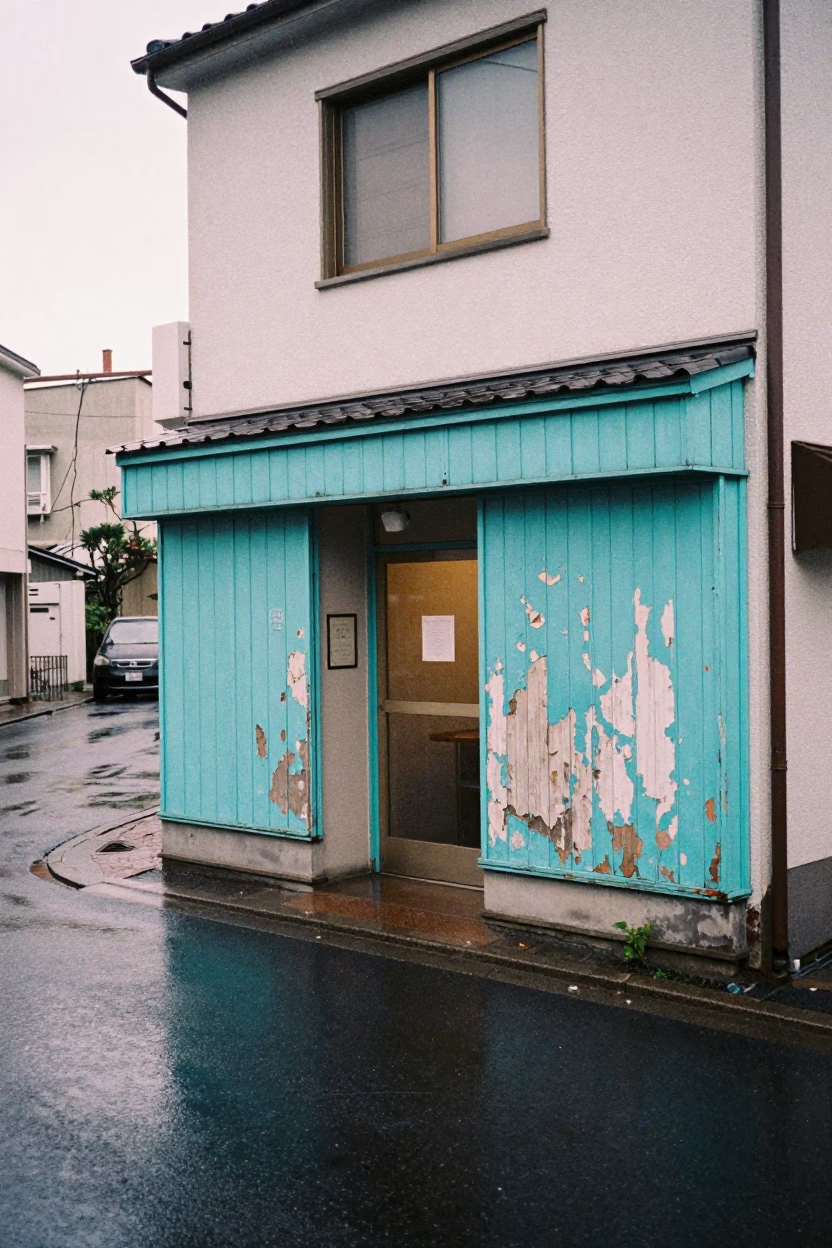Sapporo Street Corner at First Light in in Sapporo, Japan