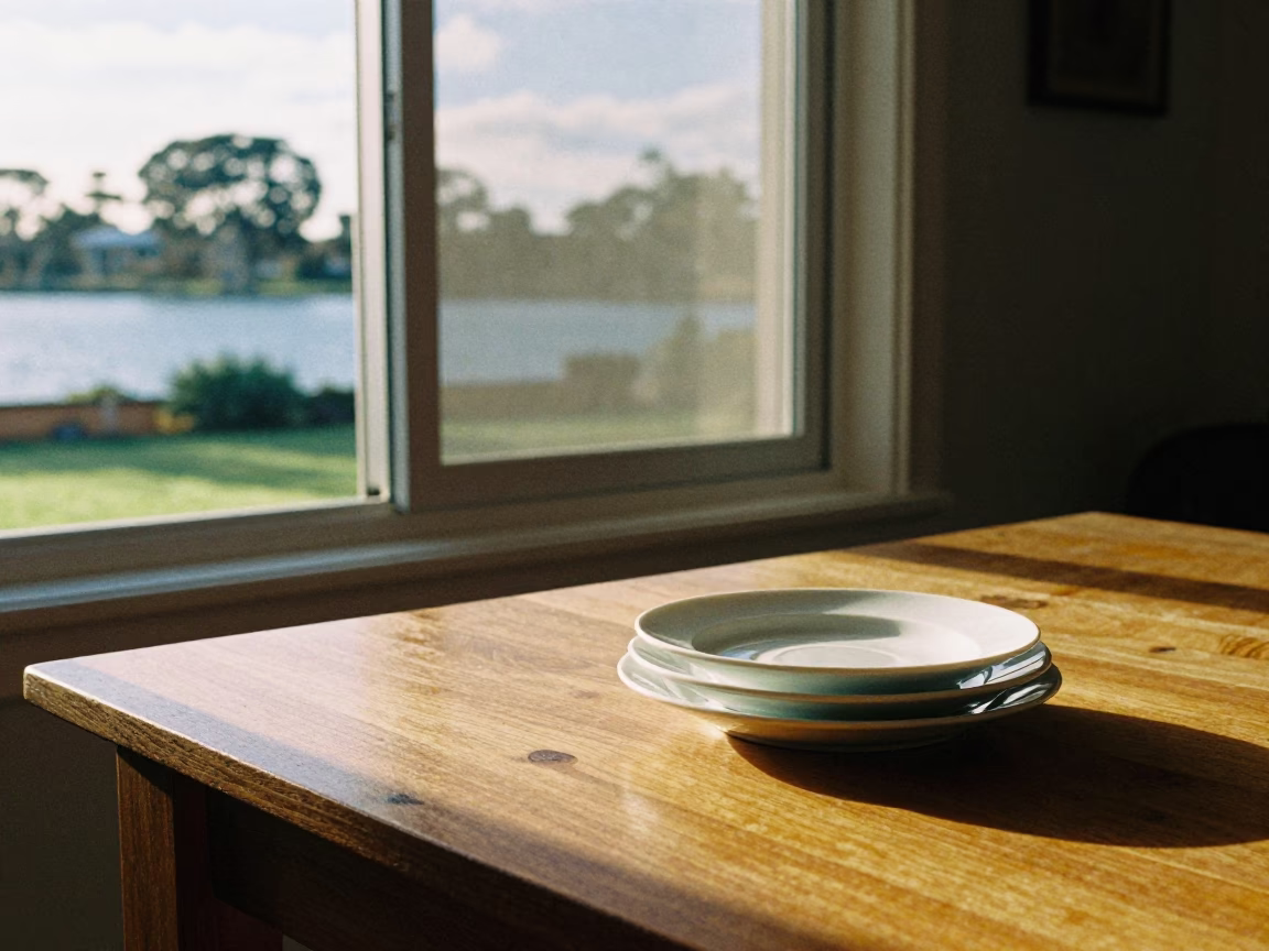 Saucers Home in Perth at Clear Late-afternoon Light in in Perth, Western Australia, Australia