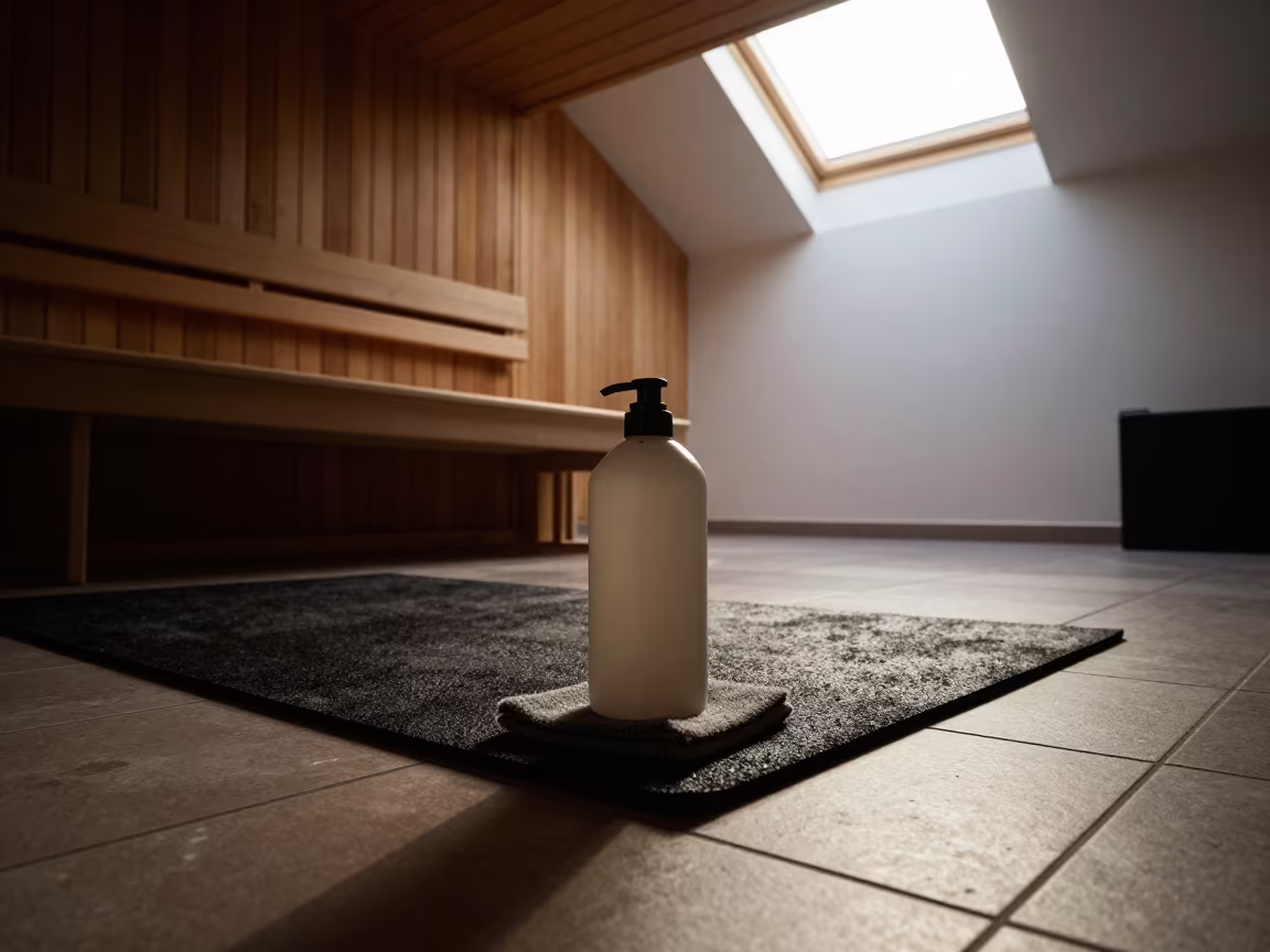 Sauna Cleaning Binder in Bucharest Strength Room in inside a strength room in Bucharest