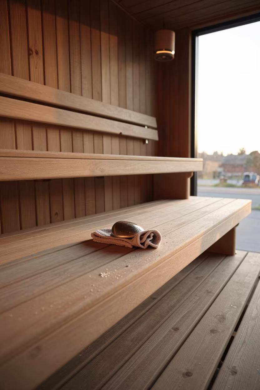 Sauna Ladle Rail in Shanghai Strength Room in inside a strength room near Shanghai