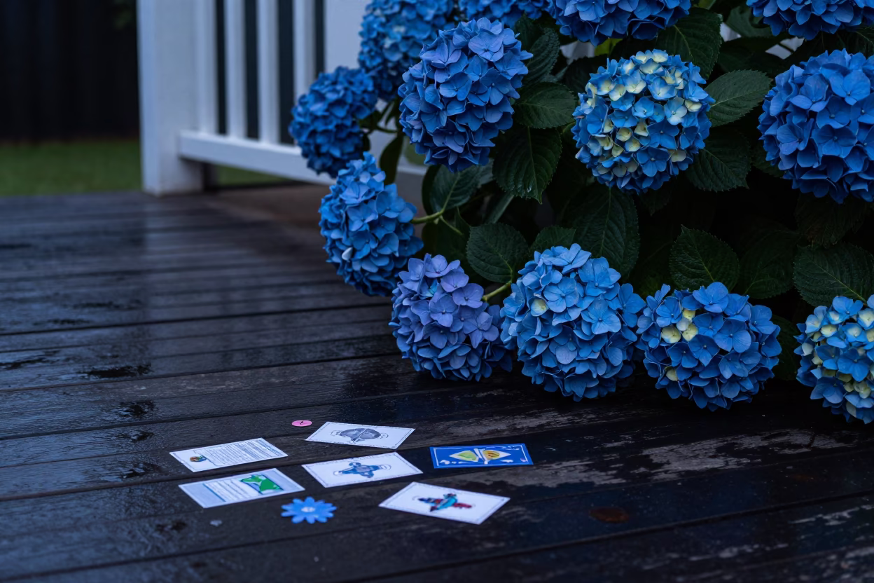 Scattered Cards in Perth in in Perth, Western Australia, Australia