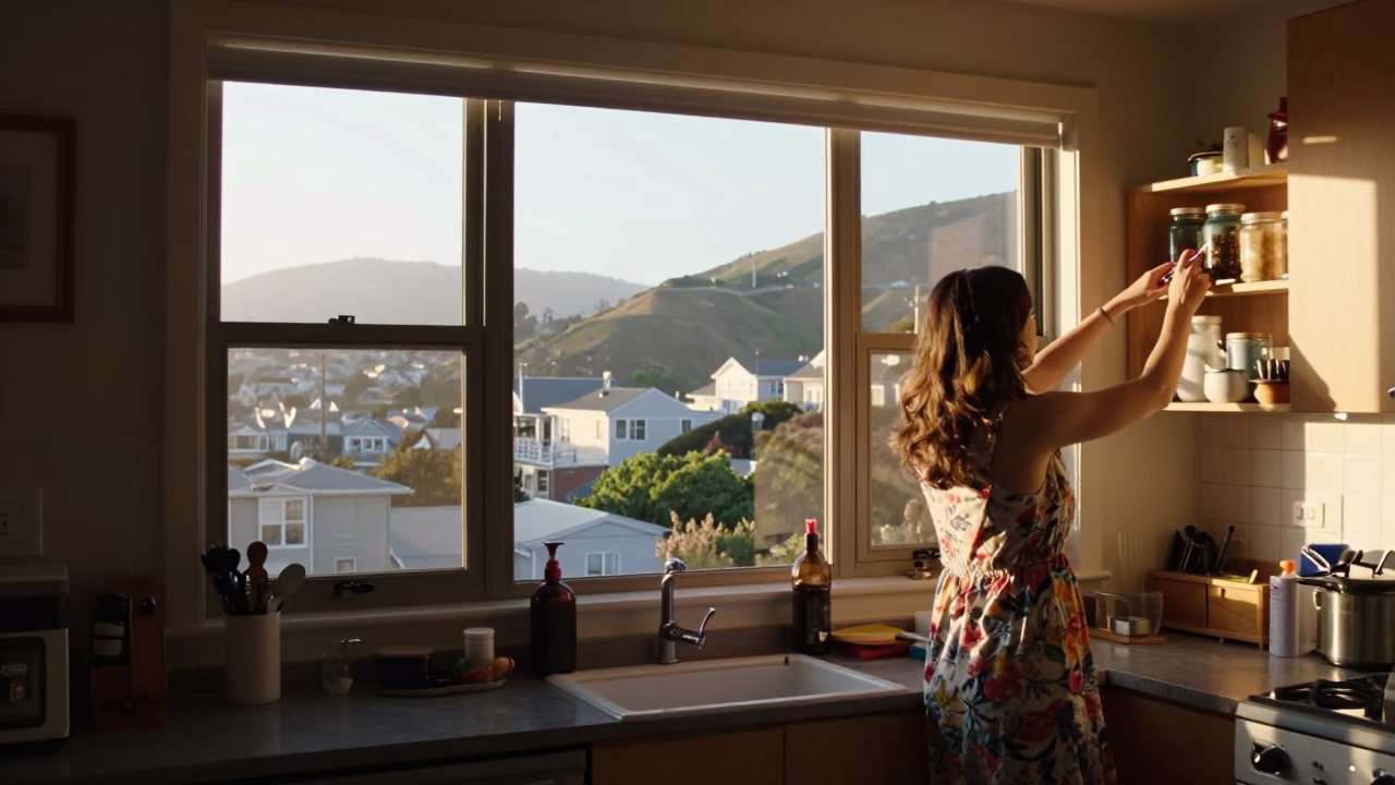 Scene Apartment in San Francisco at The Early Morning Light in in San Francisco, California, United States