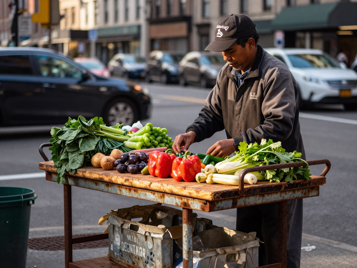 Scene City in New York at The Late Morning Light in in New York, New York, United States
