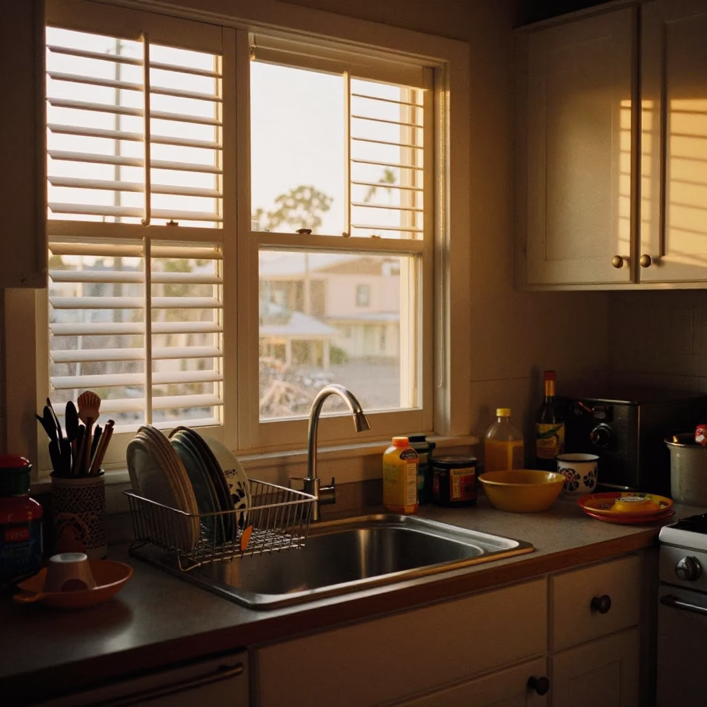 Scene Home at Golden Hour in San Diego in in San Diego, California, United States