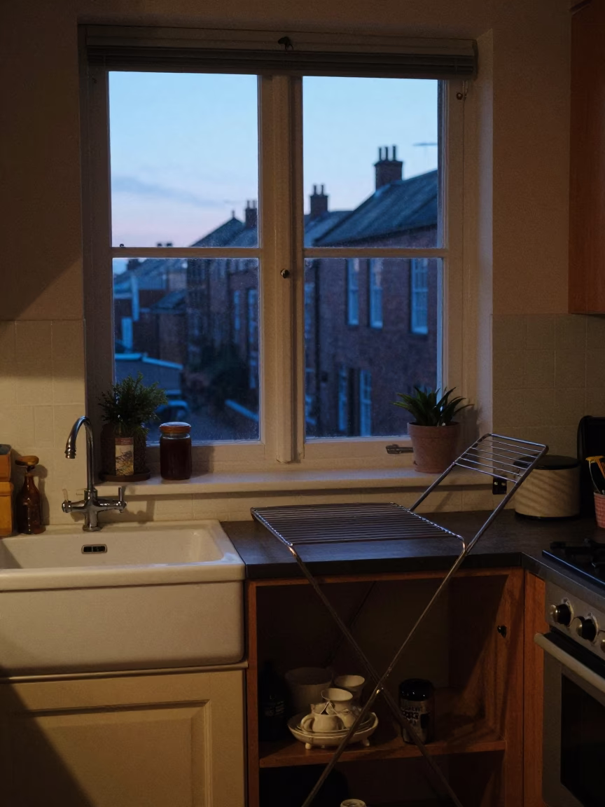 Scene Home at The Still Hours Before Dawn Light in Bristol in in Bristol, United Kingdom
