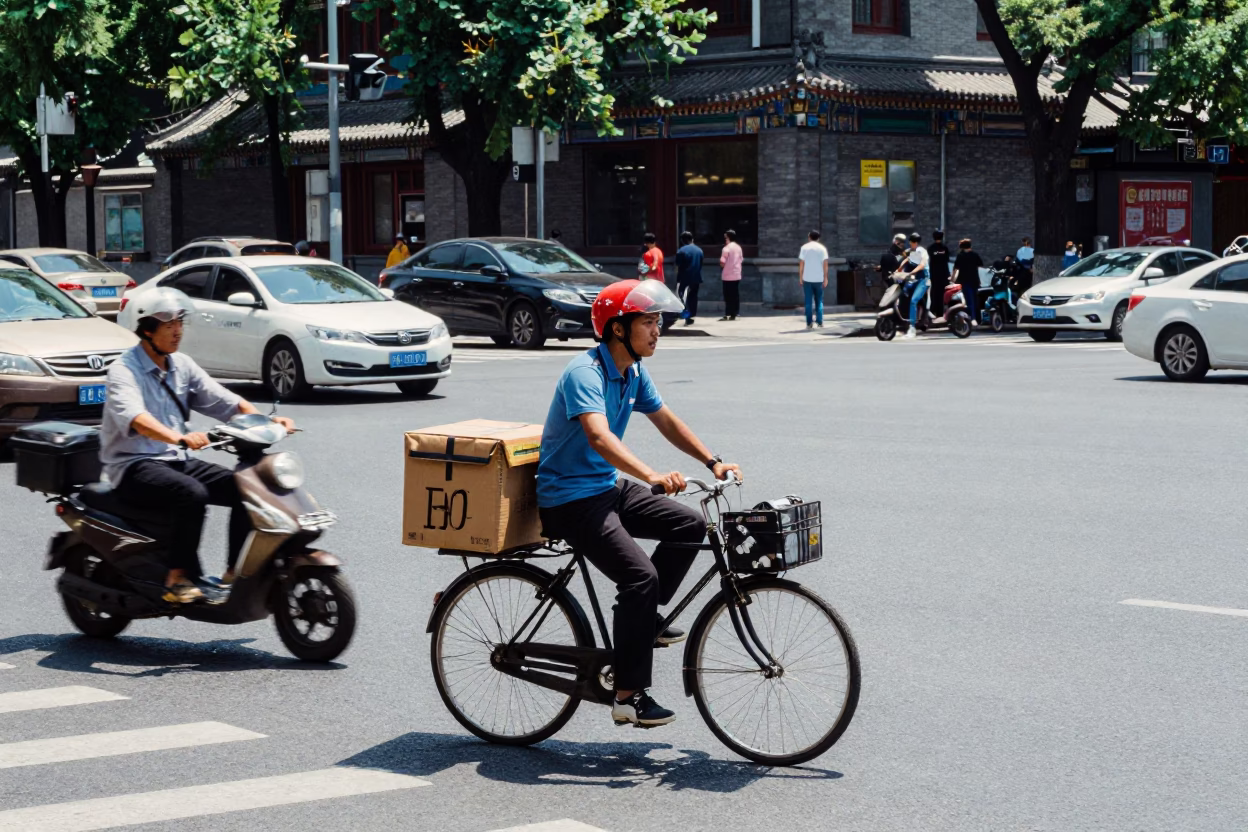Scene Midday at Midday Light in Beijing in in Beijing, China