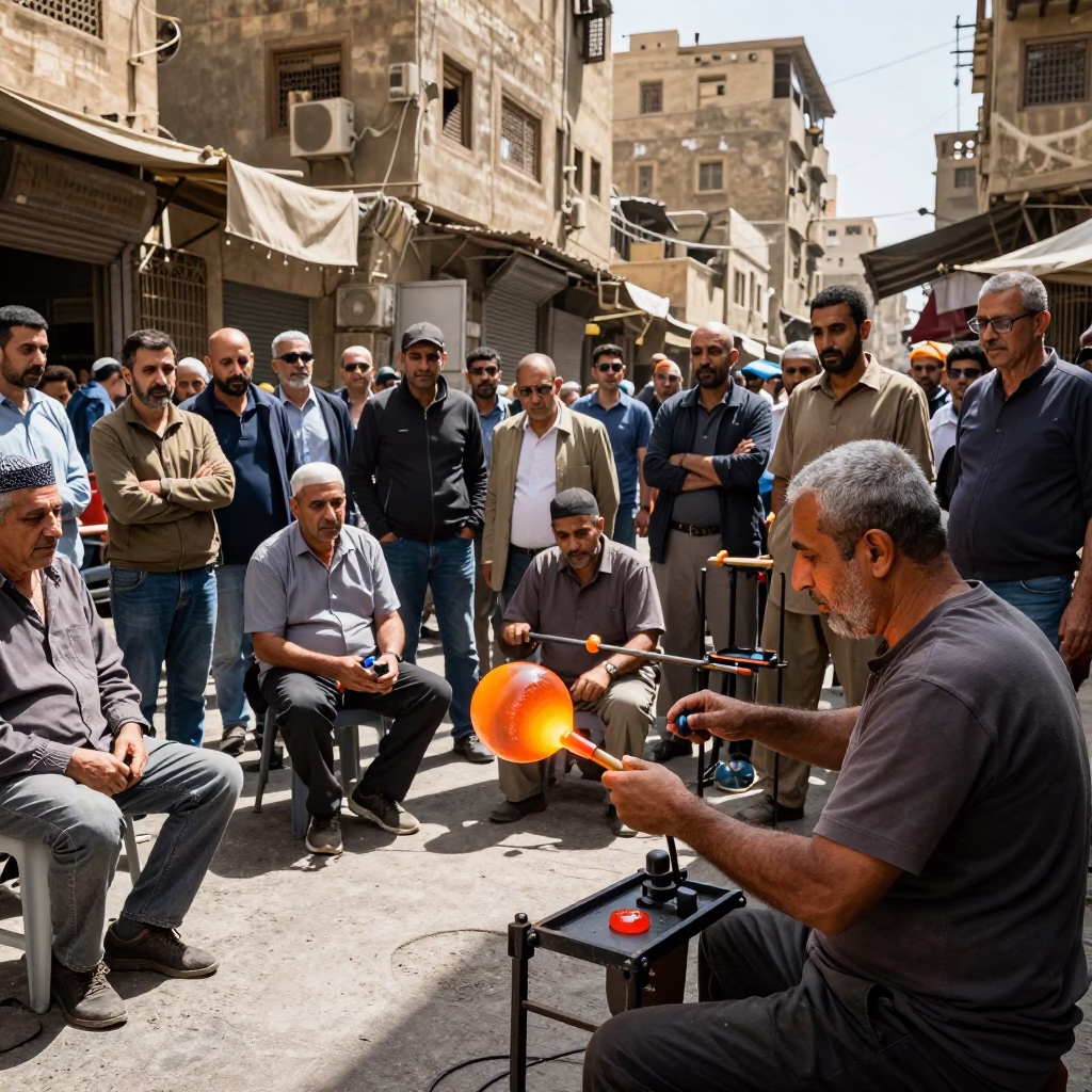 Scene Midday in Cairo at Midday Light in in Cairo, Egypt