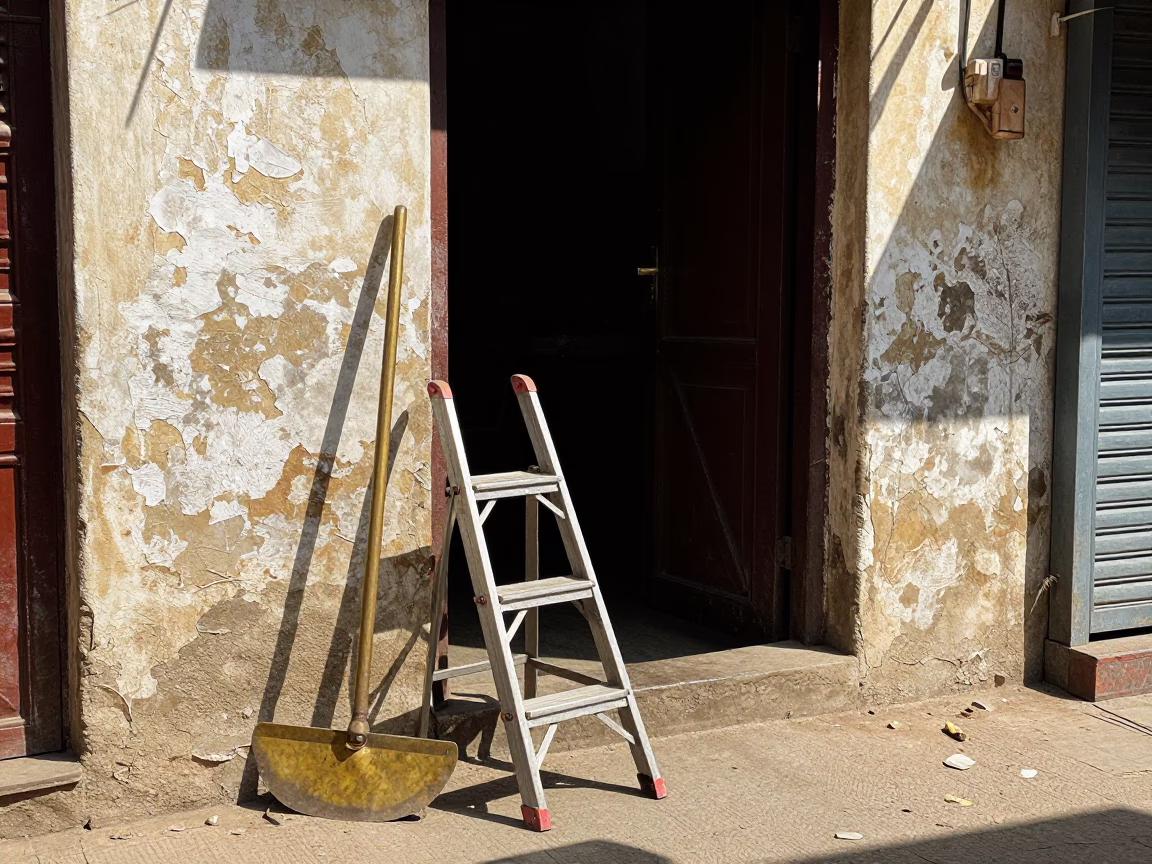 Scene Midday in Mumbai at Midday Light in in Mumbai, India
