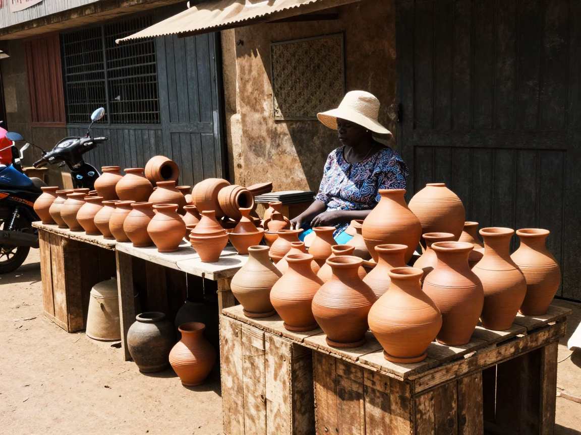 Scene Midday in Nairobi at Midday Light in in Nairobi, Kenya
