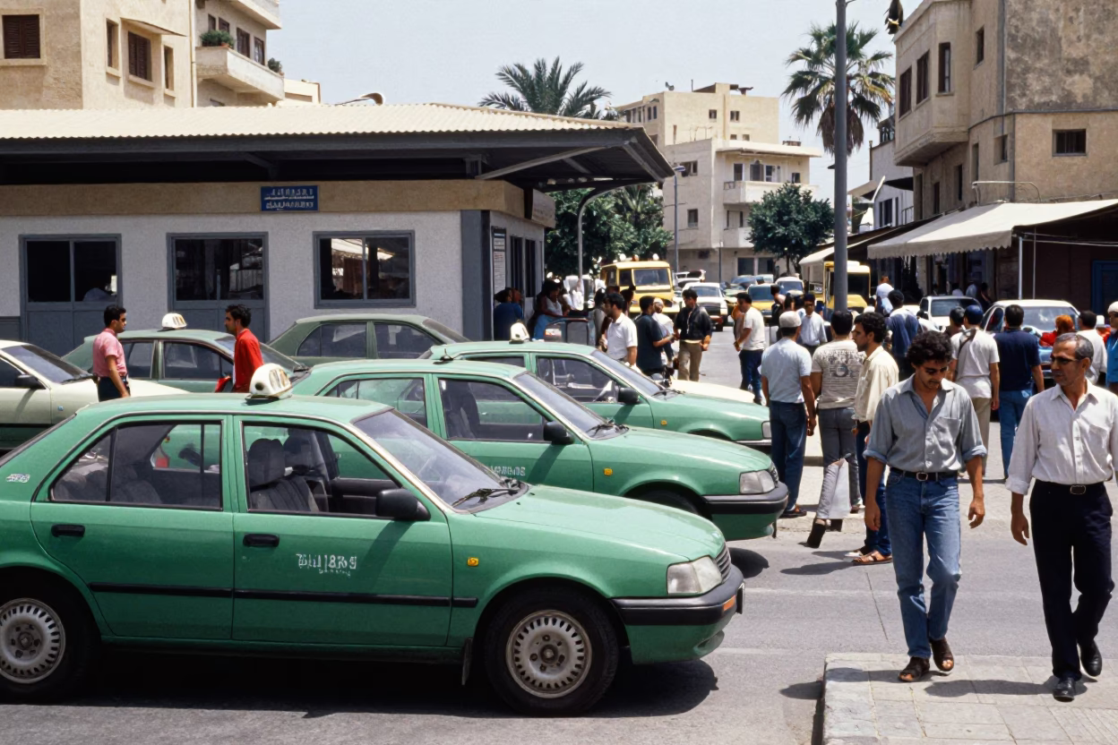 Scene Midmorning in Alexandria at Bright Midmorning Light in in Alexandria, Egypt