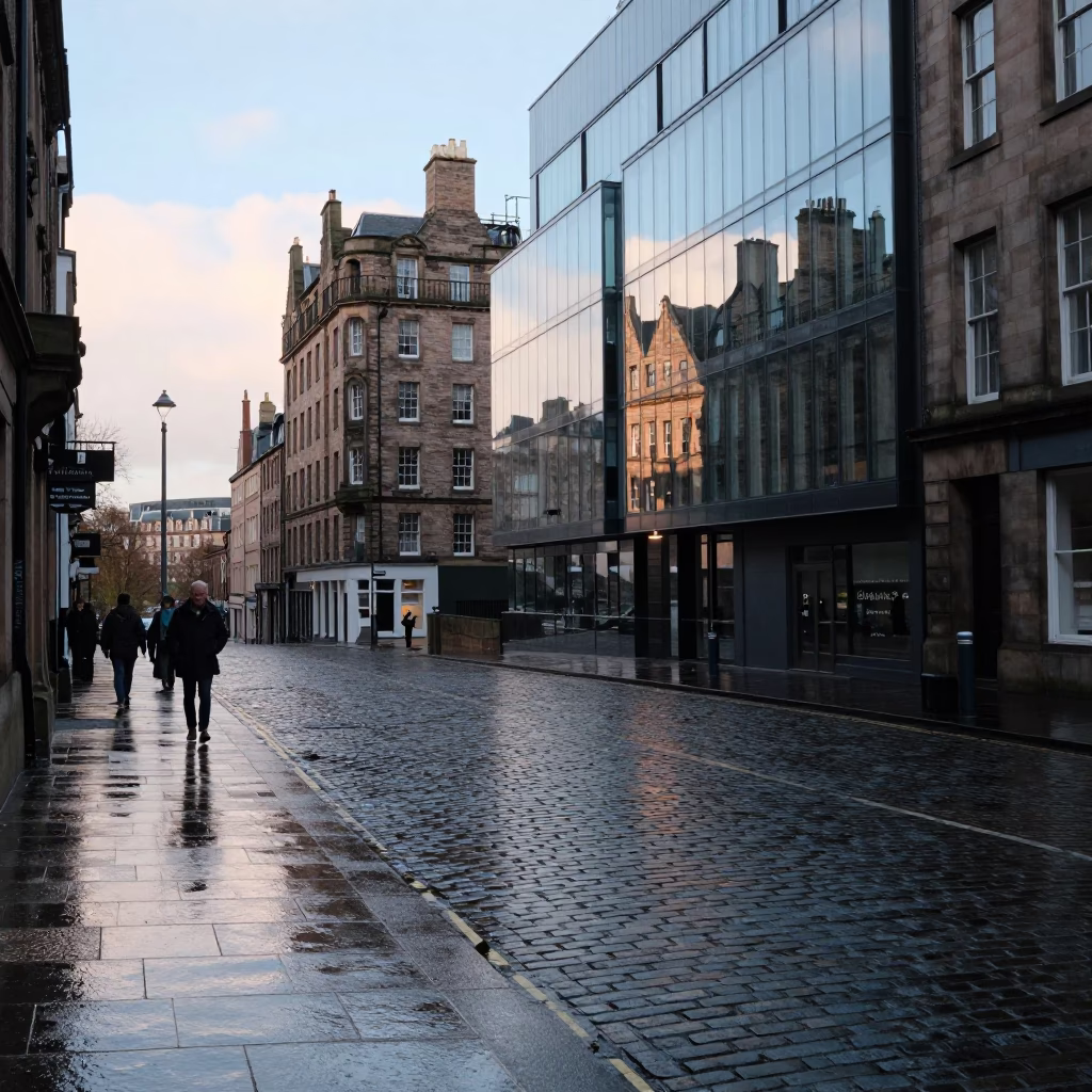 Scene Scotland in Edinburgh at The Late Morning Light in in Edinburgh, United Kingdom