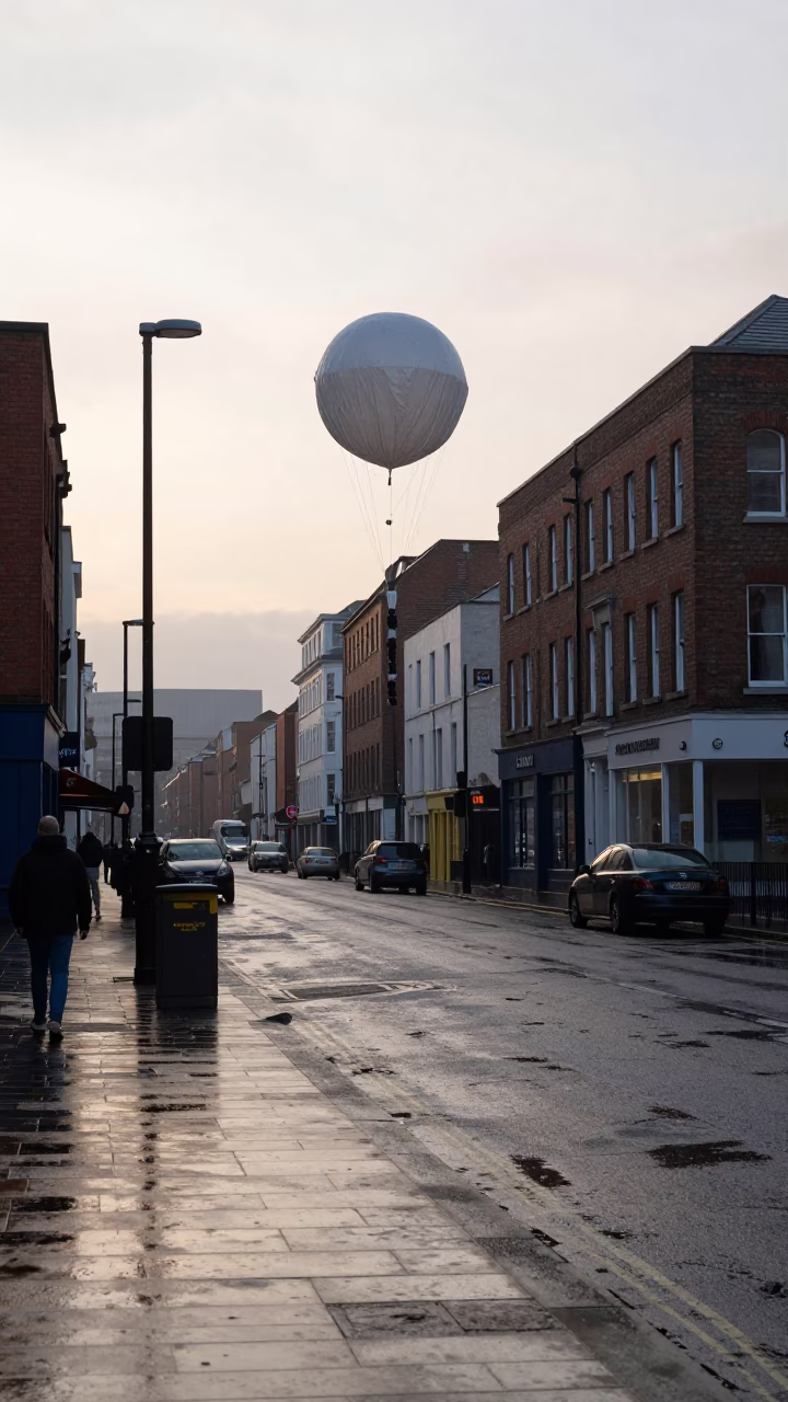 Scene UK in Liverpool at As First Light Reaches The Scene in in Liverpool, United Kingdom