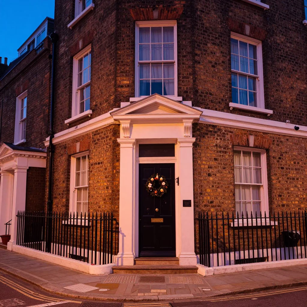 Scene UK in London at Copper-toned Light Before Dusk in in London, United Kingdom