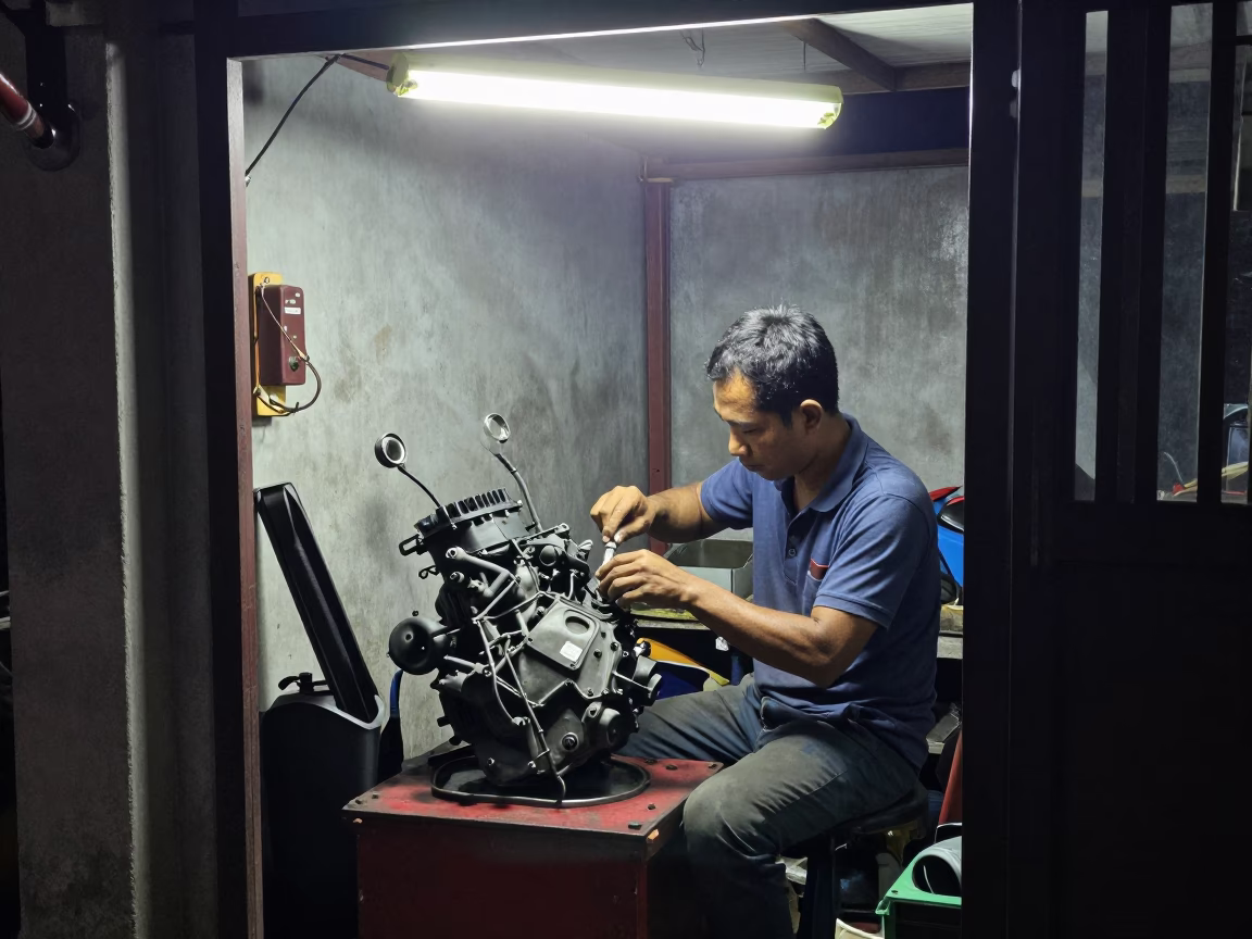 Scooter Engine in Denpasar in in Denpasar, Indonesia