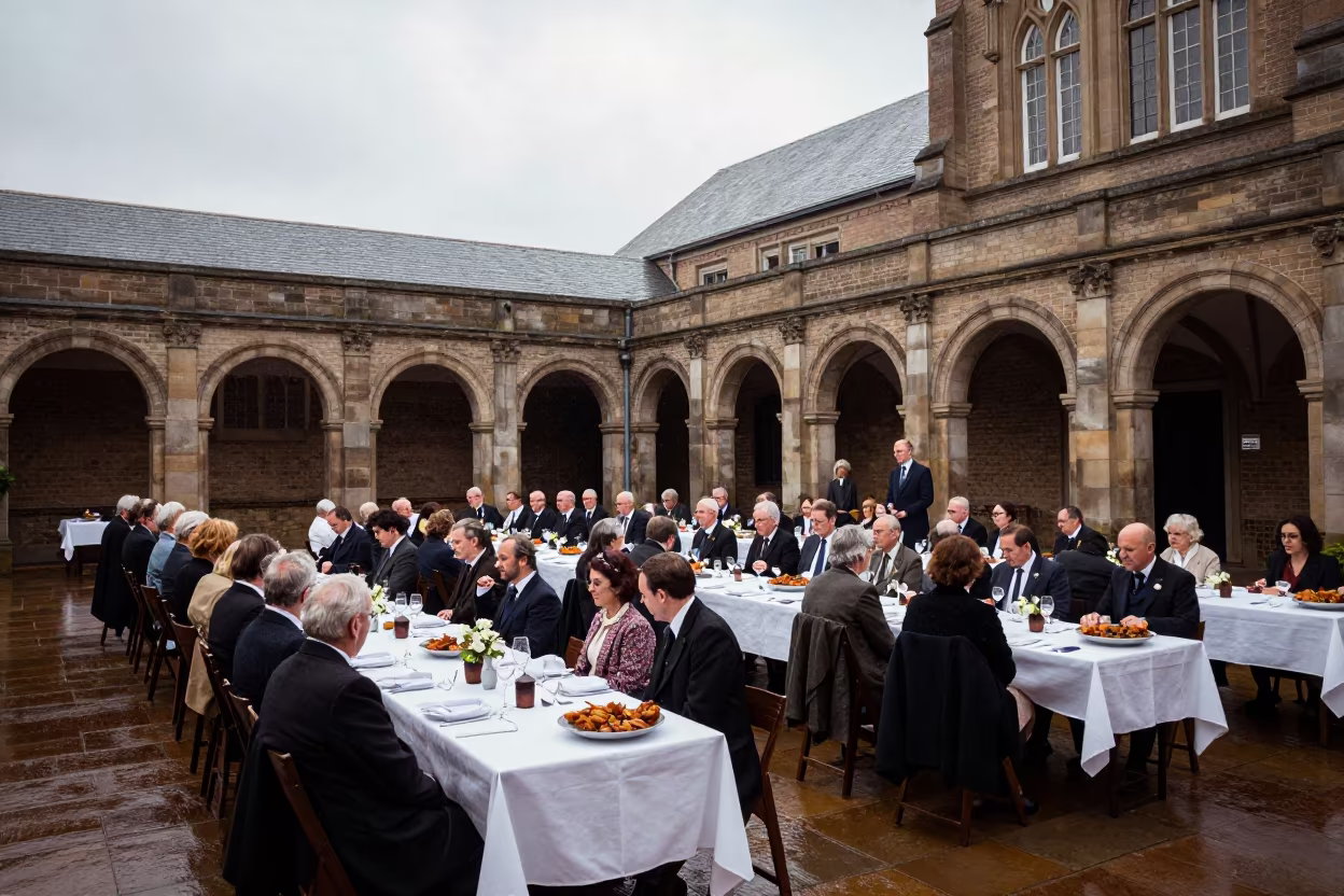 Scottish Burns Night Supper in Walvis Bay Temple Courtyard in in a temple courtyard in Walvis Bay